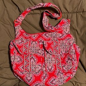 Red Vera Bradley shoulder bag!!